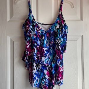 Mulit-colored tankini